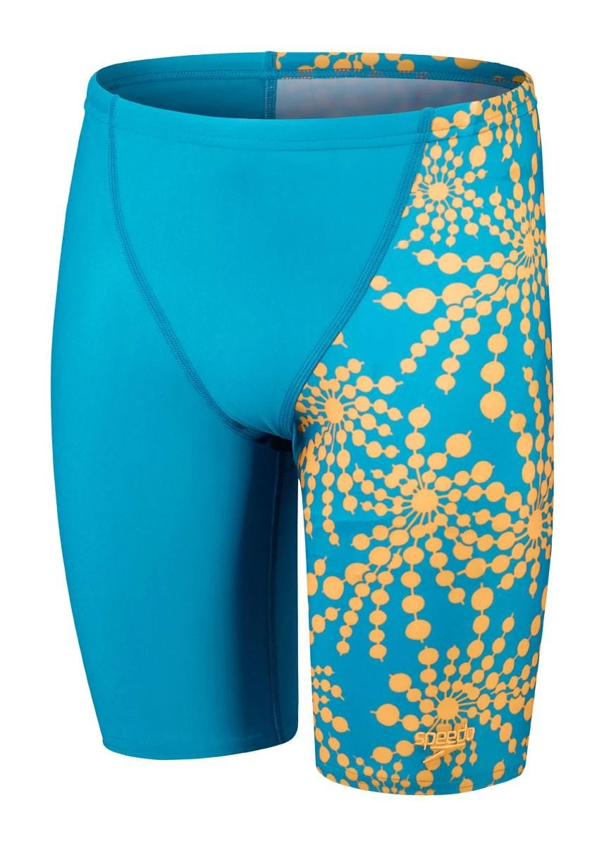Speedo Boys Digital Allover V-Cut Jammer - Ocean Depths/Carrot Cake/Apricot Jam 6 Speedo Boys Digital Allover V-Cut Jammer - Ocean Depths/Carrot Cake/Apricot Jam - Image 4