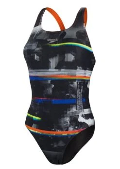 Speedo Placement Digital Powerback Swimsuit - Black/ Salso/ White/ Blue -Swim Equipment Shop tumbnail 2c9d5d7d 19bc 45d2 a42a 9033d6efc7bc