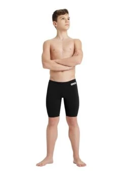 Arena Boy's Team Solid Jammer - Black/White -Swim Equipment Shop tumbnail 31469772 f08f 4028 acbc c2e906a4895b