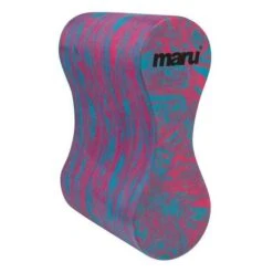Maru Swirl Pull Buoy - Blue / Pink