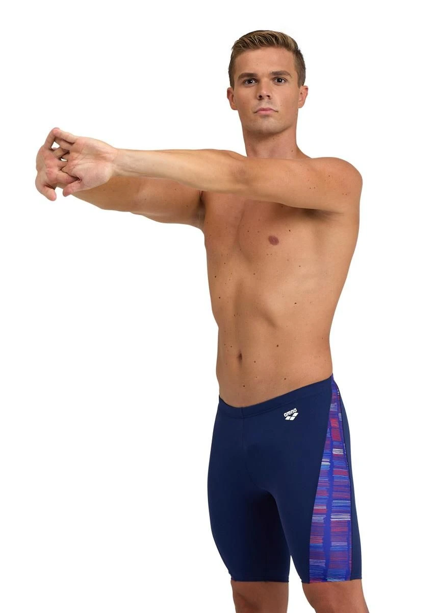 Arena Slow Motion Jammer - Navy/Neon Blue/Multi 4 Arena Slow Motion Jammer - Navy/Neon Blue/Multi - Image 2