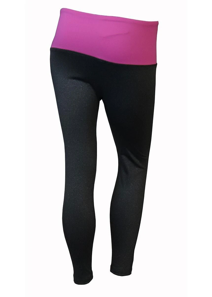 Joluvi Women's Pumb Leggings - Grey/pink 4 Joluvi Women's Pumb Leggings - Grey/pink - Image 2