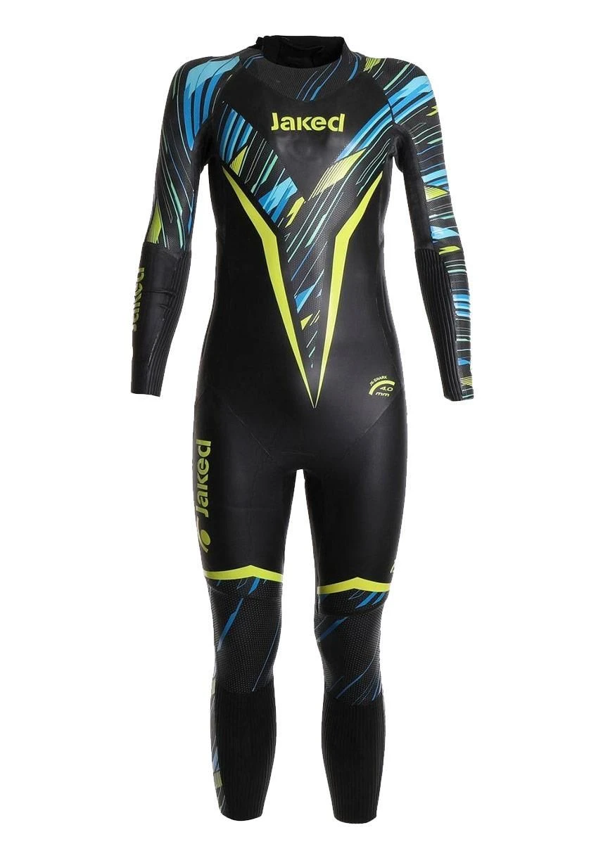 Jaked Mens Shockwave Multi Thickness Wetsuit - Black / Yellow 4 Jaked Mens Shockwave Multi Thickness Wetsuit - Black / Yellow - Image 2