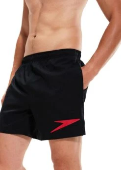 Speedo Sport Logo 16" Watershort - Black / Fed Red -Swim Equipment Shop tumbnail 468ec6c6 c2a8 4558 bf11 3e92ddffc0ad