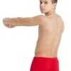Arena Boy's Team Solid Swim Shorts - Red/White