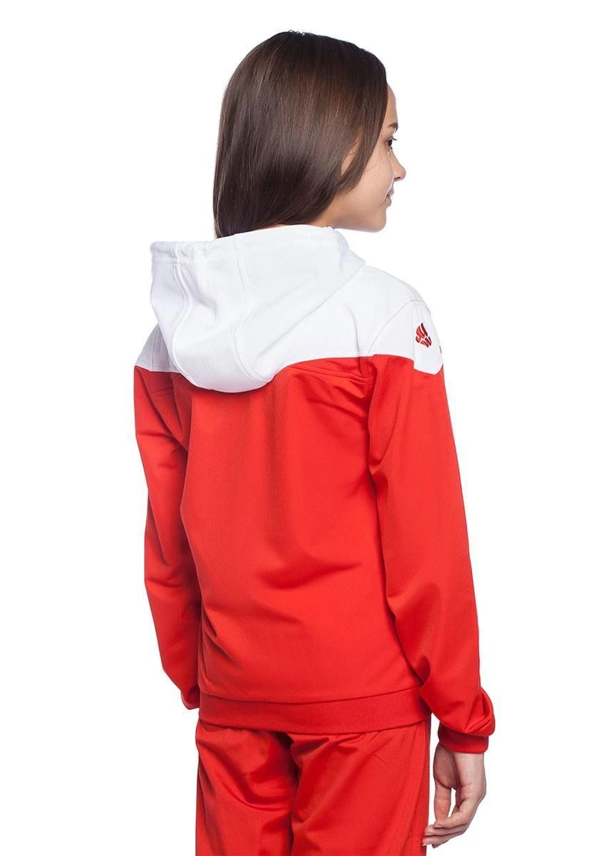 Mad Wave Junior Pro Track Jacket - White / Red 4 Mad Wave Junior Pro Track Jacket - White / Red - Image 2