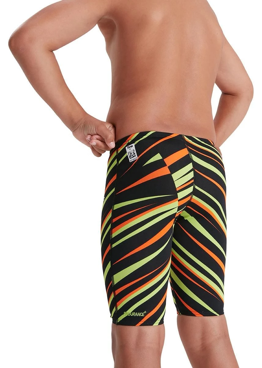Speedo Boys Fastskin Junior Endurance+ High Waist Jammer - Black/ Atomic Lime/ Salso 6 Speedo Boys Fastskin Junior Endurance+ High Waist Jammer - Black/ Atomic Lime/ Salso - Image 4