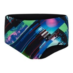 Speedo Boy's Glitchzone 13cm Brief - Black/ Red/ Green/ Adriatic -Swim Equipment Shop tumbnail 55f3d2a3 2b7d 4399 83e6 fb5efdc5f78a