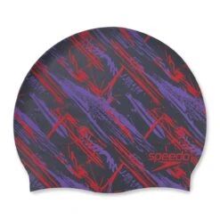 Speedo Printed Silicone Cap -Swim Equipment Shop tumbnail 570c6358 29e2 4aff a3f4 d38c5a8c36d2 1