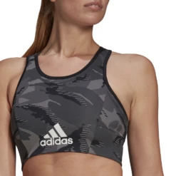 Adidas Women's Camo Workout Bra - Black -Swim Equipment Shop tumbnail 59754d51 c972 4d8c 97f9 09e7d2613a10