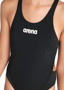 Arena Girl's Team Swim Tech Solid Swimsuit - Black/White -Swim Equipment Shop tumbnail 5babc51d f5fd 452a 898a e49146753197