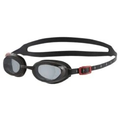 Speedo Aquapure Optical Goggles - Oxid Grey/Red/Smoke