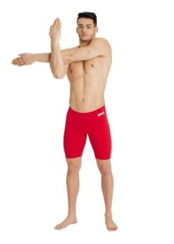 Arena Team Solid Jammer - Red/White -Swim Equipment Shop tumbnail 6562b3ab 98a6 4e1e 8294 98f4c7952d58