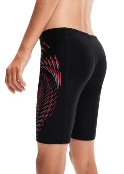 Speedo Boy's Plastisol Placement Jammer - Black/ Fed Red/ Dapple Grey -Swim Equipment Shop tumbnail 672b29e9 43ee 4e52 aa78 bb2685044ec8