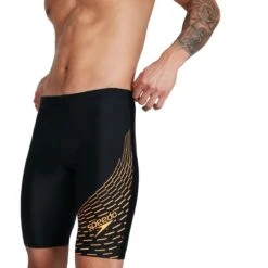 Speedo Medley Logo Jammer - Black/ Papaya Punch -Swim Equipment Shop tumbnail 6b0a6c5f 5aad 4fcf a375 63642e6a24de