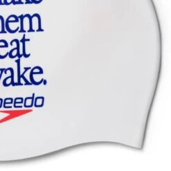 Speedo Logo Placement Silicone Cap - White/ Reflex Blue/ Speedo Red -Swim Equipment Shop tumbnail 6c07643c af49 4b10 b034 20f4e13987ad