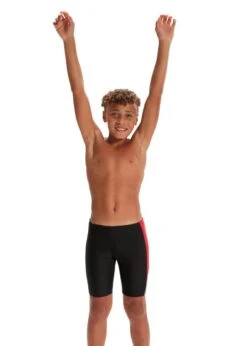 Speedo Boys Dive Jammer - Black/Fed Red/Dove Grey -Swim Equipment Shop tumbnail 71d77d54 f809 4216 8d4f 112018c09e56