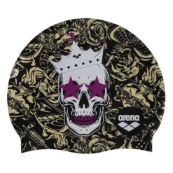 Arena Crazy King Skull Swim Cap