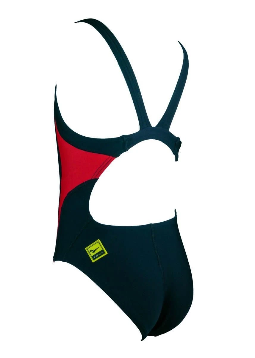 Finis Girl's Bladeback Swimsuit - Red 4 Finis Girl's Bladeback Swimsuit - Red - Image 2