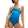 Speedo Shaping Entwine Printed Swimsuit - Blue / White -Swim Equipment Shop tumbnail 79d694c5 e3ea 44e3 981b 63b4d4f11b35