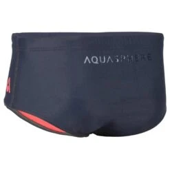 Aqua Sphere Men's Essentials 14cm Briefs - Dark Grey / Coral -Swim Equipment Shop tumbnail 80df46fe 6e9c 4bad 8c8f d6cb85e4fc1f