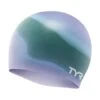 TYR Multi-coloured Silicone Swim Cap - Purple/ Green -Swim Equipment Shop tumbnail 84eaef49 b233 4bdd 977f 2fd25ba2a876