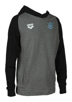 Arena Unisex Bishamon Hoodie - Dark Grey Melange/ Black 5 Arena Unisex Bishamon Hoodie - Dark Grey Melange/ Black -Swim Equipment Shop tumbnail 874a6afe 2a7a 4b45 ba93 45f3401de5ac