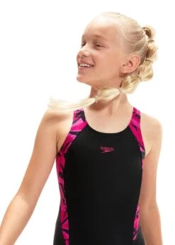Speedo Girls Hyperboom Splice Legsuit - Black / Electric Pink / Ecstatic Pink -Swim Equipment Shop tumbnail 881fc1a3 5f92 4f4c 8716 da44ca08823d
