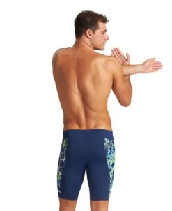 Arena Earth Texture Jammer - Navy/ Green Multi