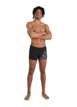 Speedo HyperBoom Placement V-Cut Aquashort - Black/ Oxid Grey -Swim Equipment Shop tumbnail 8dcfafb0 3a83 4891 862b 339d32a283ae