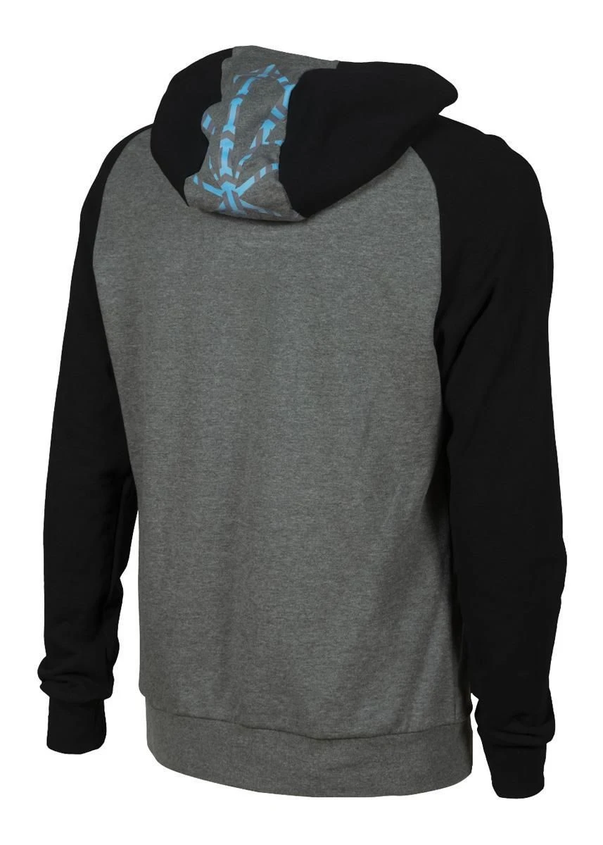 Arena Unisex Bishamon Hoodie - Dark Grey Melange/ Black 3 Arena Unisex Bishamon Hoodie - Dark Grey Melange/ Black