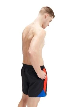 Speedo Hyper Boom Splice 16" Watershort - Black/Volcanic Orange/True Colbalt -Swim Equipment Shop tumbnail 928d81ba a1df 4a96 8be7 6fbb71f121c5