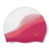 Speedo Multi Colour Silicone Cap - Cinder Rose/ Cherry/ White -Swim Equipment Shop tumbnail 92f0b5e4 3106 4845 93c1 fe9432266e29