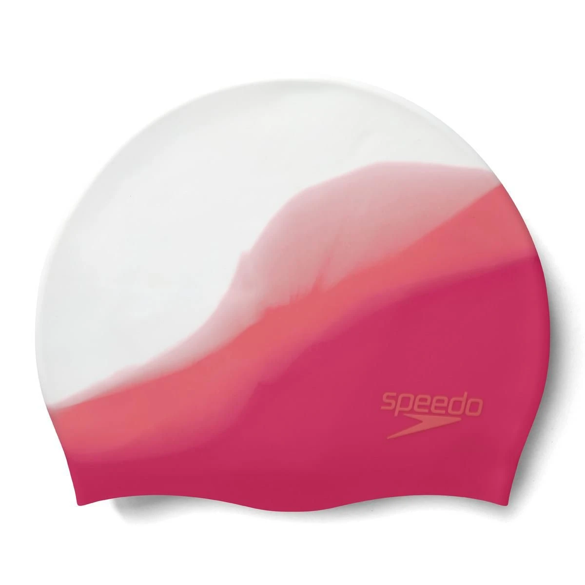 Speedo Multi Colour Silicone Cap - Cinder Rose/ Cherry/ White 3 Speedo Multi Colour Silicone Cap - Cinder Rose/ Cherry/ White