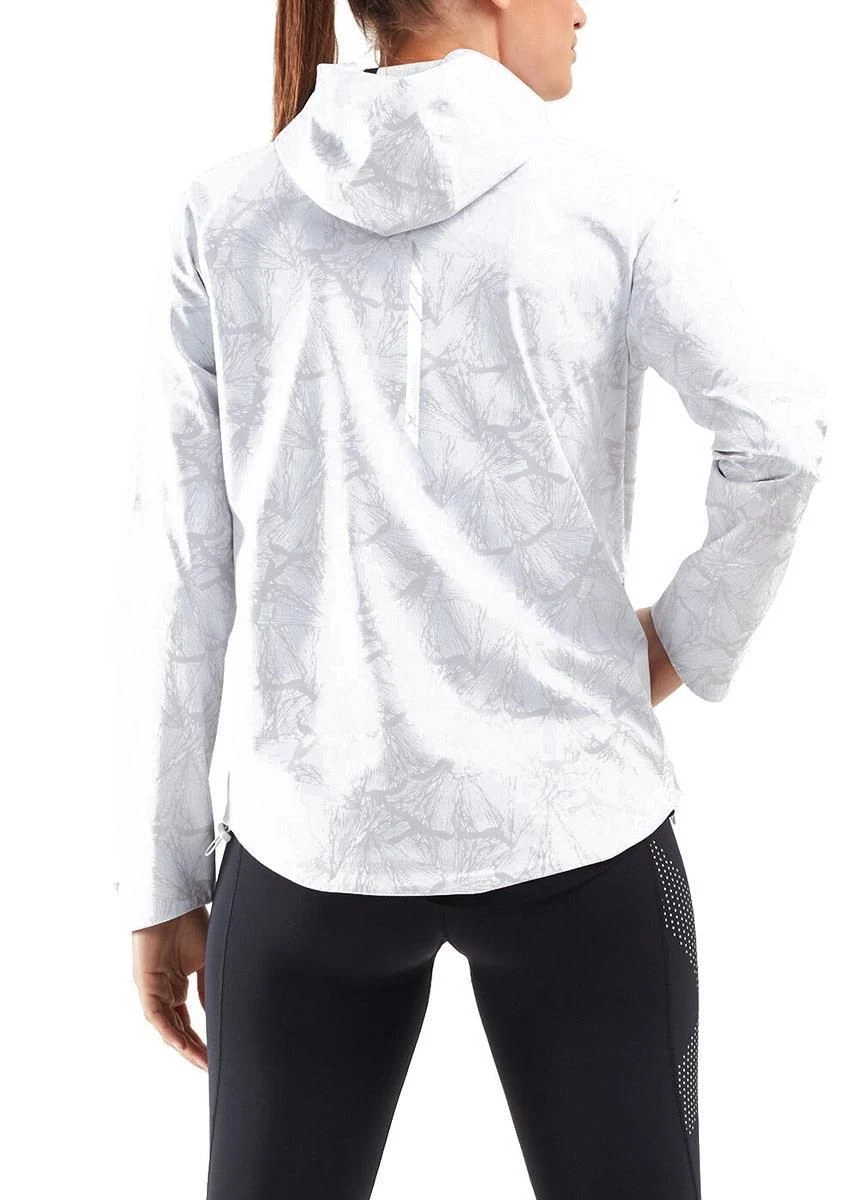 2XU Women's Ghost Jacket - Butterfly Effect White 4 2XU Women's Ghost Jacket - Butterfly Effect White - Image 3