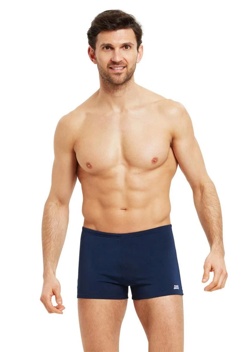 Zoggs Mens Cottesloe Hip Racer - Navy Blue 4 Zoggs Mens Cottesloe Hip Racer - Navy Blue - Image 2