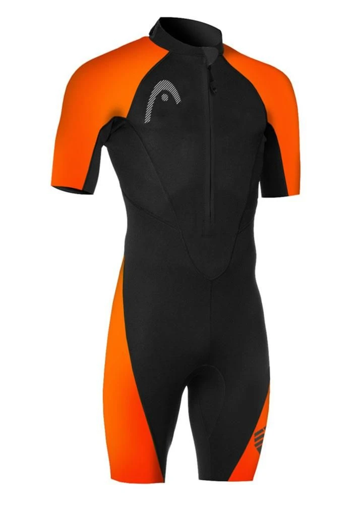 HEAD Men's Multix VL 2.5 Shorty Wetsuit - Black/ Orange 4 HEAD Men's Multix VL 2.5 Shorty Wetsuit - Black/ Orange - Image 2