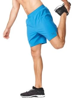 2XU Men's Aero 7-inch Shorts - Lake Blue -Swim Equipment Shop tumbnail a091f54b 9e74 42ba 996b 3e3e2f78ff7b