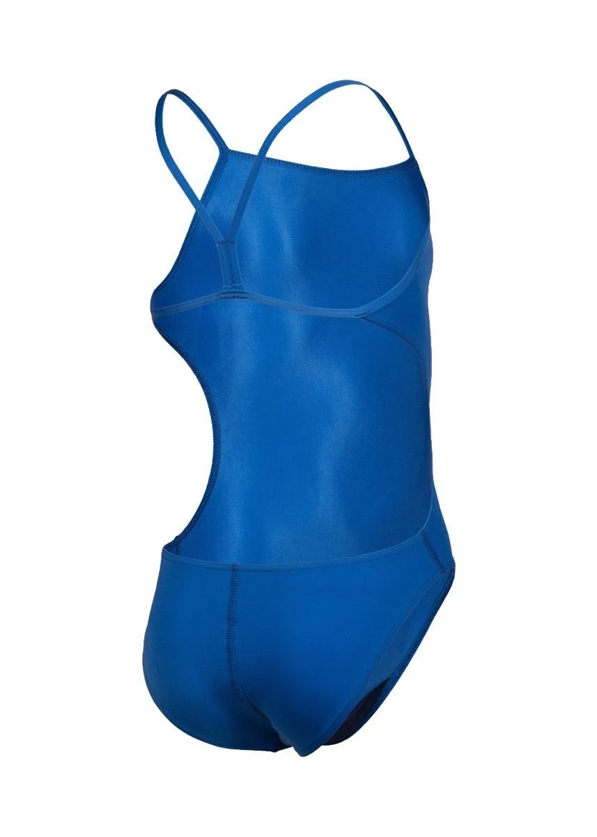 Arena Girl's Team Challenge Back Solid Swimsuit - Royal/White 11 Arena Girl's Team Challenge Back Solid Swimsuit - Royal/White - Image 9