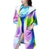 Yingfa Y03 Swim Parka - Pink/ Blue/ Green