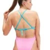 Speedo Solid Tie Back Swimsuit - Candy Vibe/Fluo Arctic -Swim Equipment Shop tumbnail a3a8ba33 27e5 4057 a591 219819069191