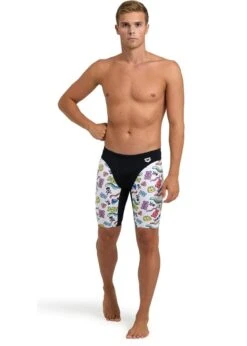 Arena Crazy Gummy Jammer - Black/White/Multi 9 Arena Crazy Gummy Jammer - Black/White/Multi -Swim Equipment Shop tumbnail a3eabc3f e329 49b6 8ee9 5a5e1945d1a3