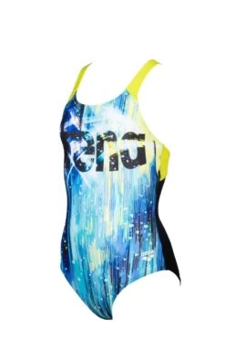 Arena Girl's Comet Pro Back Swimsuit - Black/ Soft Green -Swim Equipment Shop tumbnail a809c2ce 4354 43d6 96e7 793ca7908a56