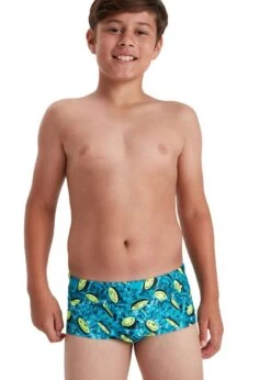 Speedo Boy's Smileys 13cm Brief - Adriatic/ Yellow/ Nordic Teal -Swim Equipment Shop tumbnail aa11f945 e623 4b45 9657 c294701d4de0 1