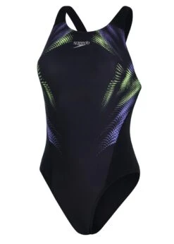 Speedo Placement Digital Recordbreaker Swimsuit - Black/ Fluo Yellow/ Ultraviolet -Swim Equipment Shop tumbnail abbf8557 740c 466b bdcc d425febdf645