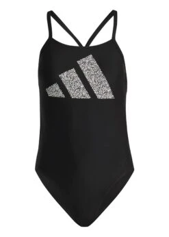 Adidas 3 Bar Logo Print Swimsuit - Black/White -Swim Equipment Shop tumbnail acacf59f 901b 4565 81a6 d16afc34bac4