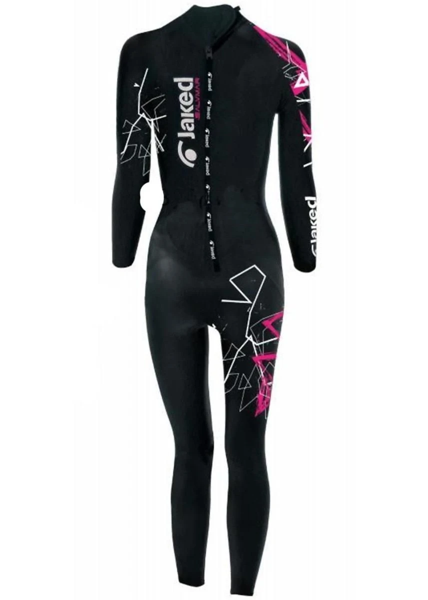Jaked Womens Shocker Multi Thickness Wetsuit - Black / Pink 3 Jaked Womens Shocker Multi Thickness Wetsuit - Black / Pink