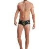 Speedo Allover Digital 14cm Brief - Black/ Lime/ Salso/ Adriatic