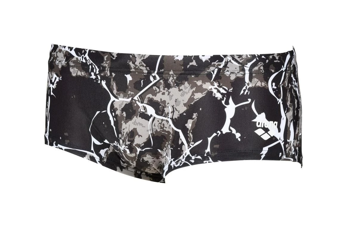 Arena Earth Texture Low Waist Short - Black/ Black Multi 5 Arena Earth Texture Low Waist Short - Black/ Black Multi - Image 3