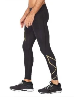 2XU Men's Light Speed Compression Tights - Black/ Gold -Swim Equipment Shop tumbnail c75c189a b7c4 4b7c 82cd f5a467efac2a